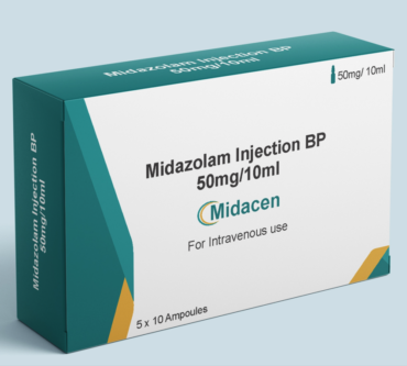 Midazolam 50mg oer 10ml Injection