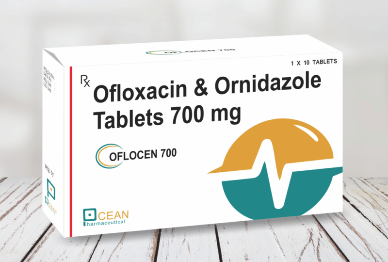 Ofloxacin & Ornidazole 700mg Tablet