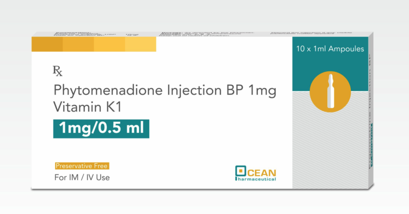 Phytomenadione Injection Bp 1Mg Vitamin K1