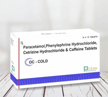 Paracetamol, Phenylepherine HCL , Cetrizine HCL & Caffeine Tablet